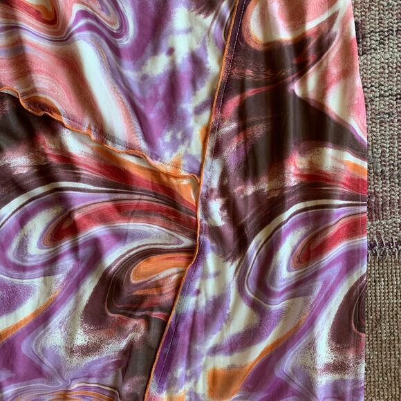 Love, Fire 2 piece set - Colorful Mesh top and skirt SIZE MEDIUM - Picture 4 of 4